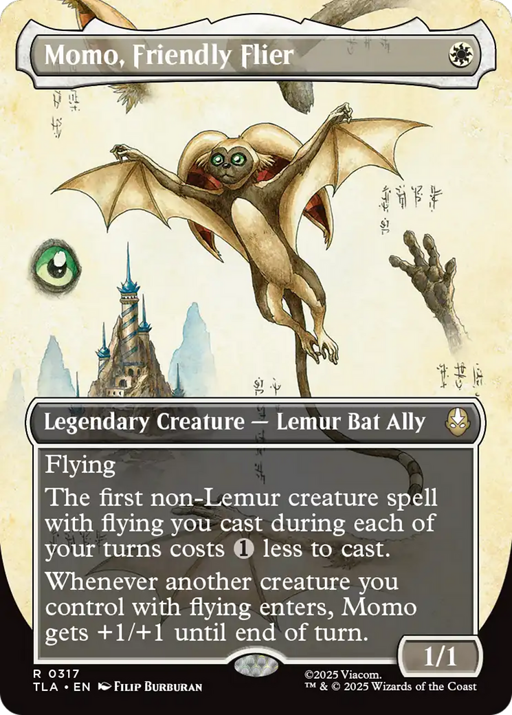 Momo, Friendly Flier (Borderless) [Avatar: The Last Airbender] | Good Games Morley