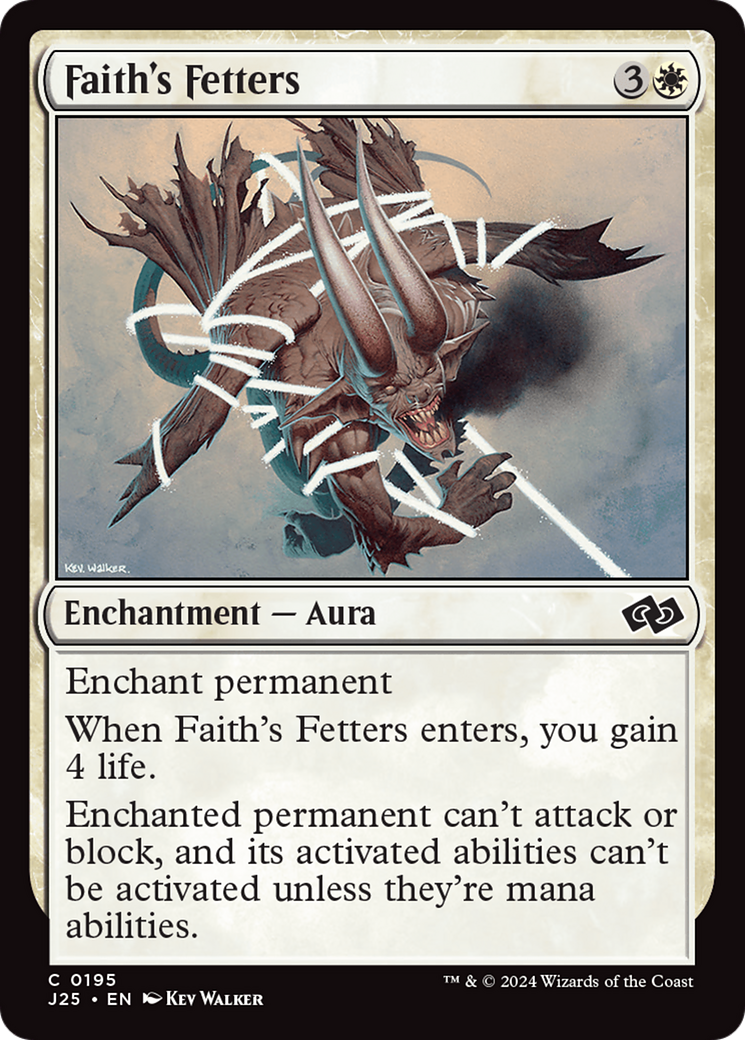 Faith's Fetters [Foundations Jumpstart] | Good Games Morley