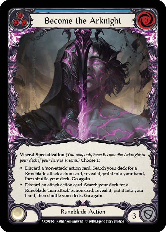 Become the Arknight [ARC083-S] (Arcane Rising)  1st Edition Normal | Good Games Morley