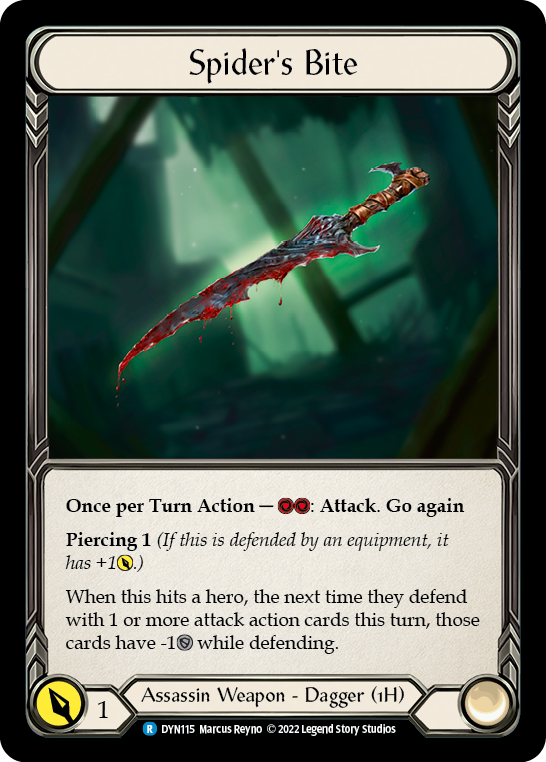 Spider's Bite [DYN115] (Dynasty)  Cold Foil | Good Games Morley