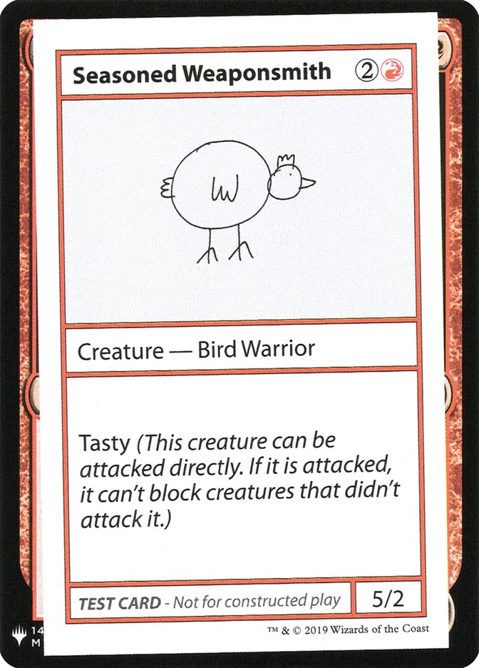 Seasoned Weaponsmith [Mystery Booster Playtest Cards] | Good Games Morley