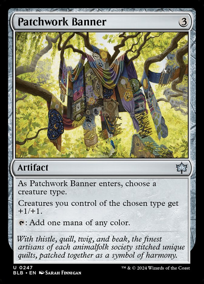 Patchwork Banner 247 (Bloomburrow)  - Foil | Good Games Morley