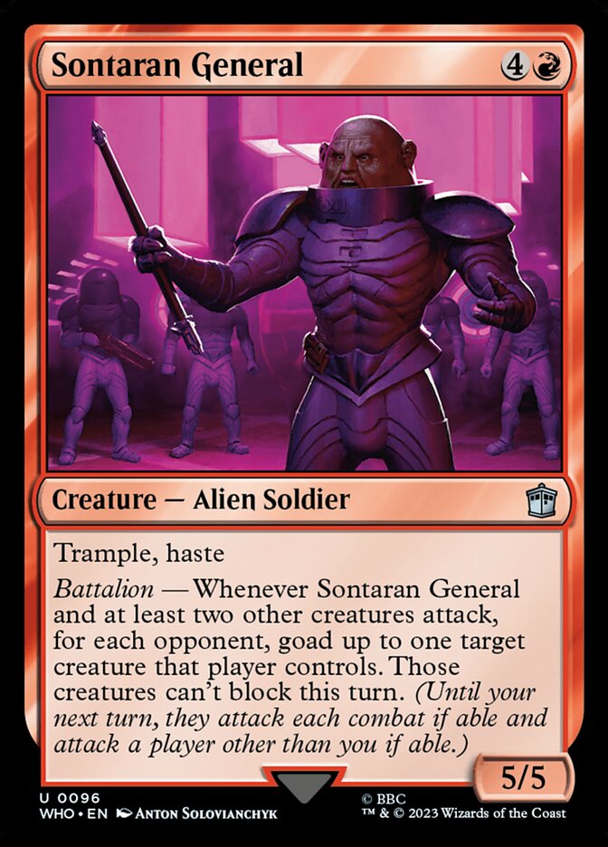 Sontaran General 96/331 (Universes Beyond: Doctor Who)  | Good Games Morley