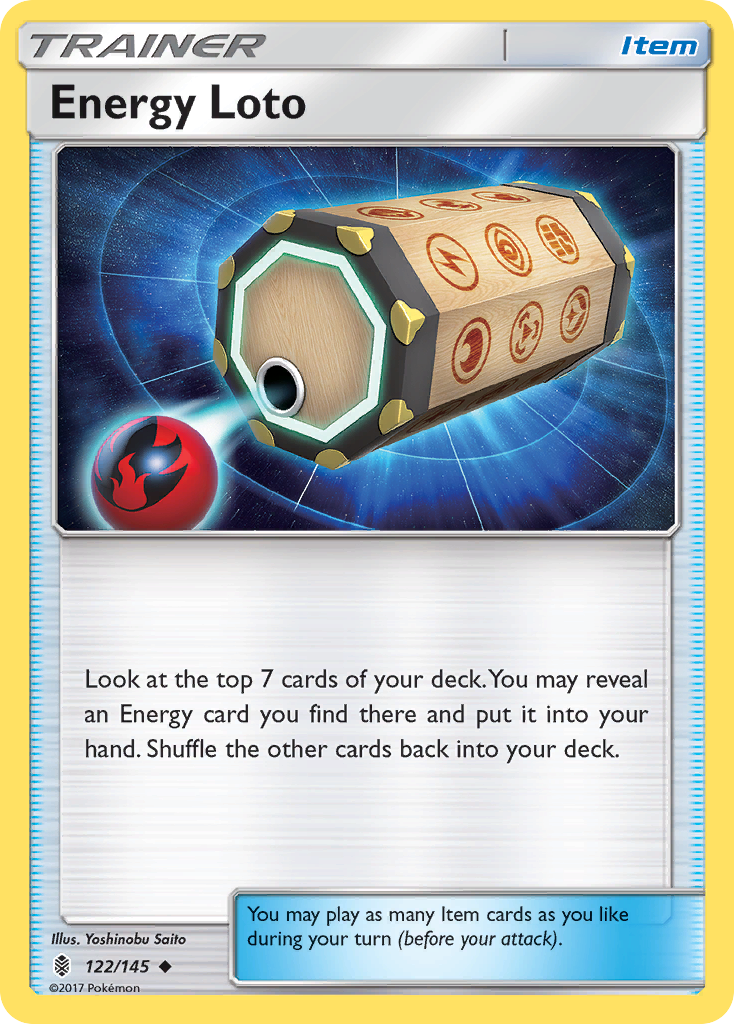 Energy Loto (122/145) [Sun & Moon: Guardians Rising] | Good Games Morley