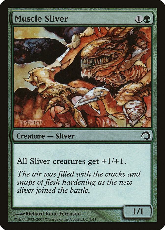 Muscle Sliver 9/41 (Premium Deck Series: Slivers)  - Foil | Good Games Morley