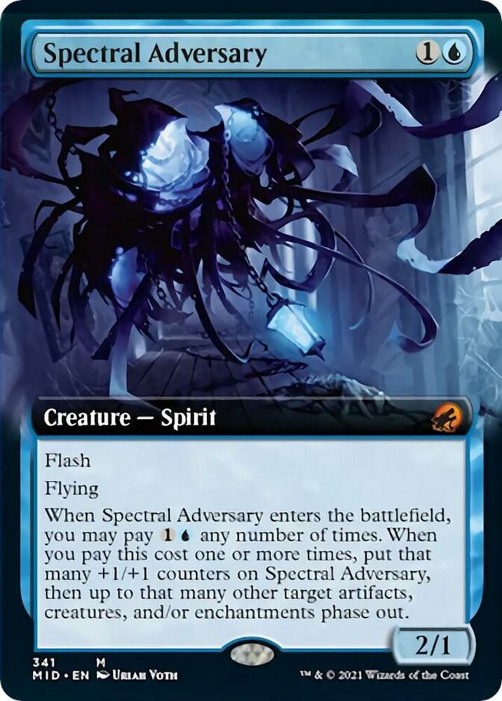 Spectral Adversary Extended Art 341/277 (Innistrad: Midnight Hunt)  | Good Games Morley