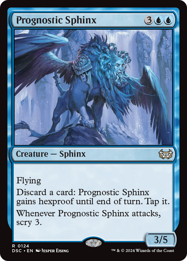 Prognostic Sphinx [Duskmourn: House of Horror Commander] | Good Games Morley