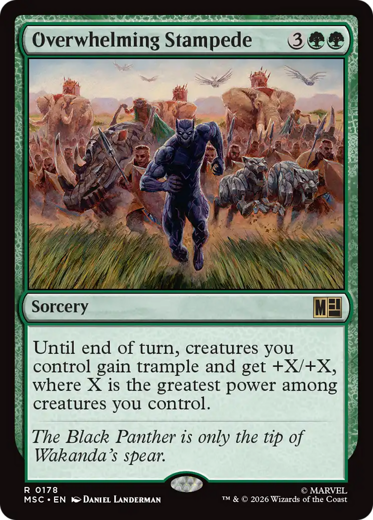 Overwhelming Stampede [Marvel Super Heroes Commander] | Good Games Morley