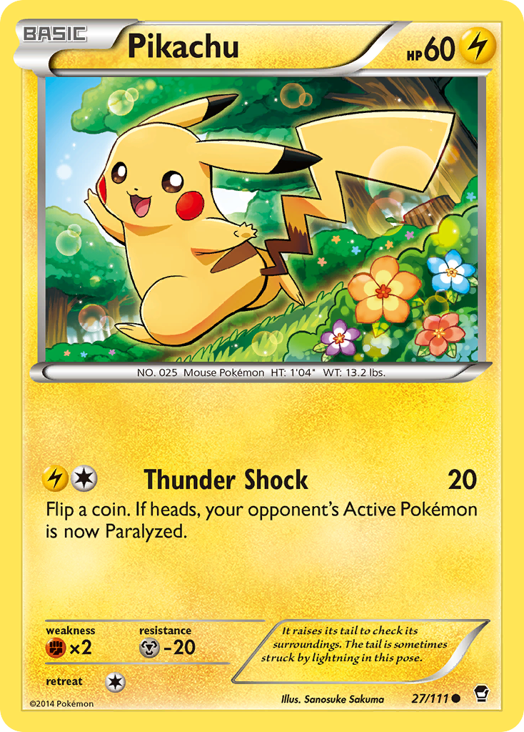 Pikachu (27/111) [XY: Furious Fists] | Good Games Morley