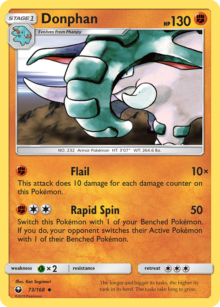 Donphan (73/168) [Sun & Moon: Celestial Storm] | Good Games Morley