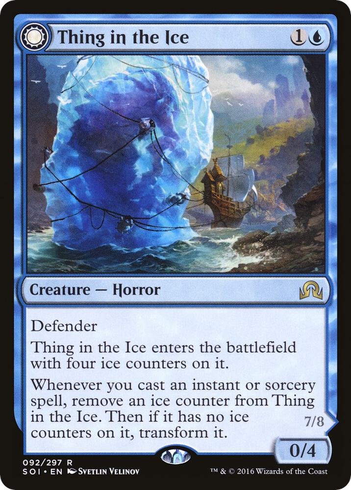 Thing in the Ice // Awoken Horror 92/297 (Shadows over Innistrad)  | Good Games Morley