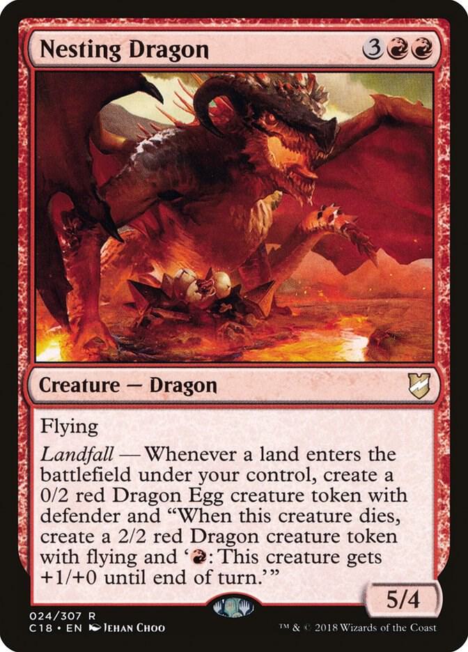 Nesting Dragon 24 (Commander 2018)  | Good Games Morley