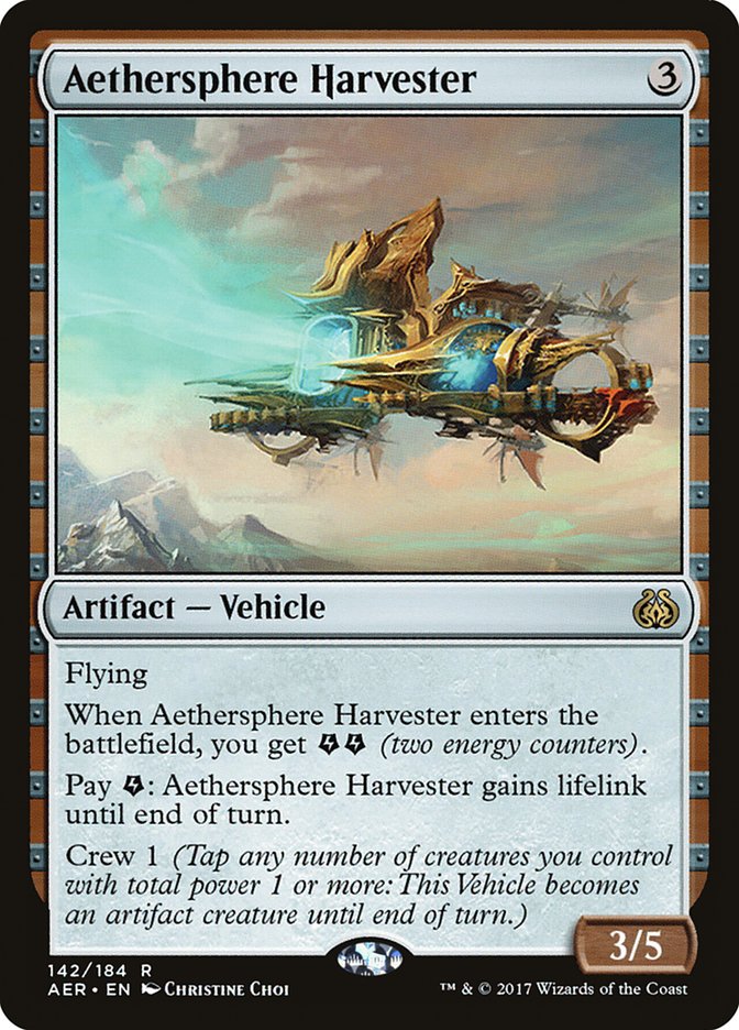 Aethersphere Harvester 142/184 (Aether Revolt)  | Good Games Morley