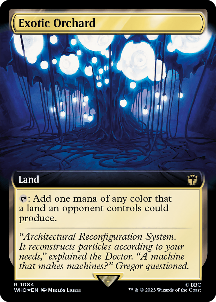 Exotic Orchard (Extended Art) (Surge Foil) [Doctor Who] | Good Games Morley