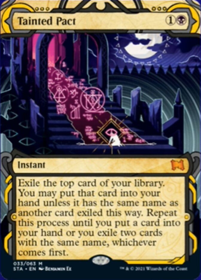 Tainted Pact (Foil Etched) [Strixhaven: School of Mages Mystical Archive] | Good Games Morley