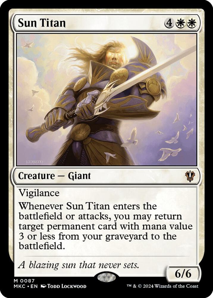 Sun Titan 87/311 (Commander: Murders at Karlov Manor)  | Good Games Morley