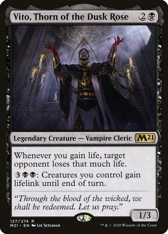 Vito Thorn of the Dusk Rose 127 (Core Set 2021)  | Good Games Morley