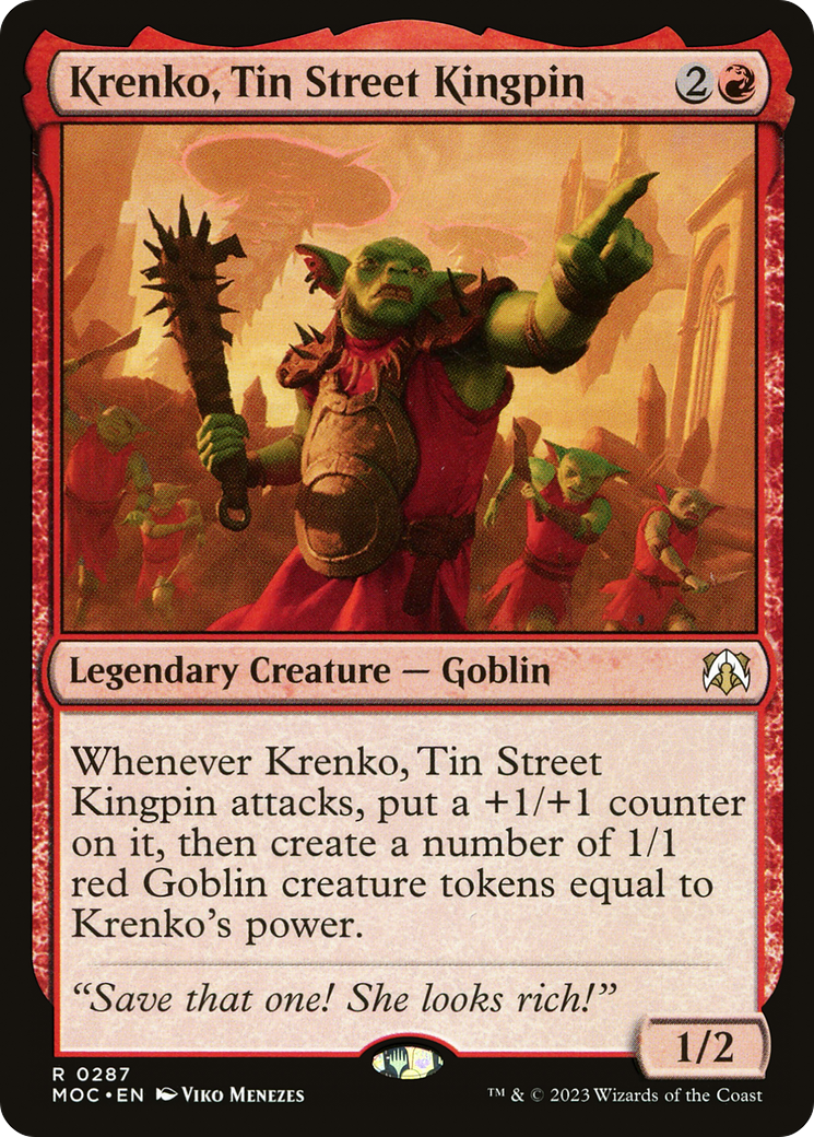 Krenko, Tin Street Kingpin [March of the Machine Commander] | Good Games Morley