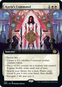 Kaylas Command Extended Art 302/287 (The Brothers' War)  | Good Games Morley