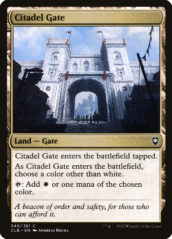 Citadel Gate 349 (Commander Legends: Battle for Baldur's Gate)  | Good Games Morley