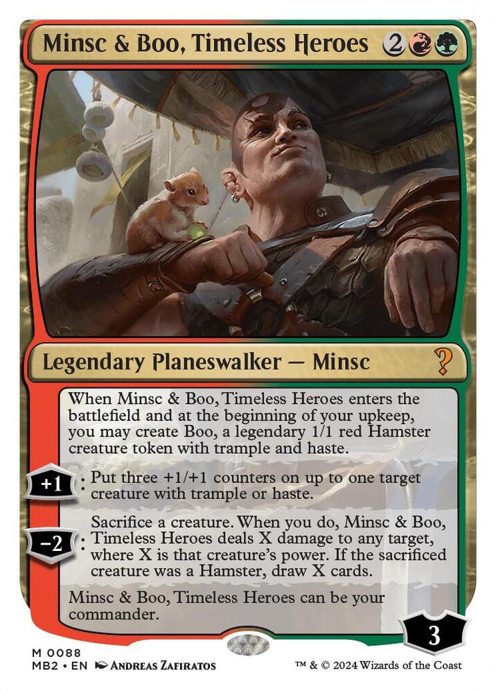 Minsc and Boo Timeless Heroes 88/390 (Mystery Booster 2)  | Good Games Morley