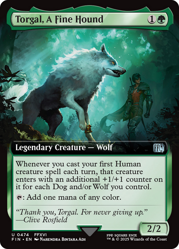 Torgal, A Fine Hound (Extended Art) [FINAL FANTASY] | Good Games Morley