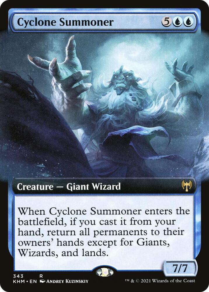 Cyclone Summoner 343/285 (Kaldheim)  - Extended Art | Good Games Morley