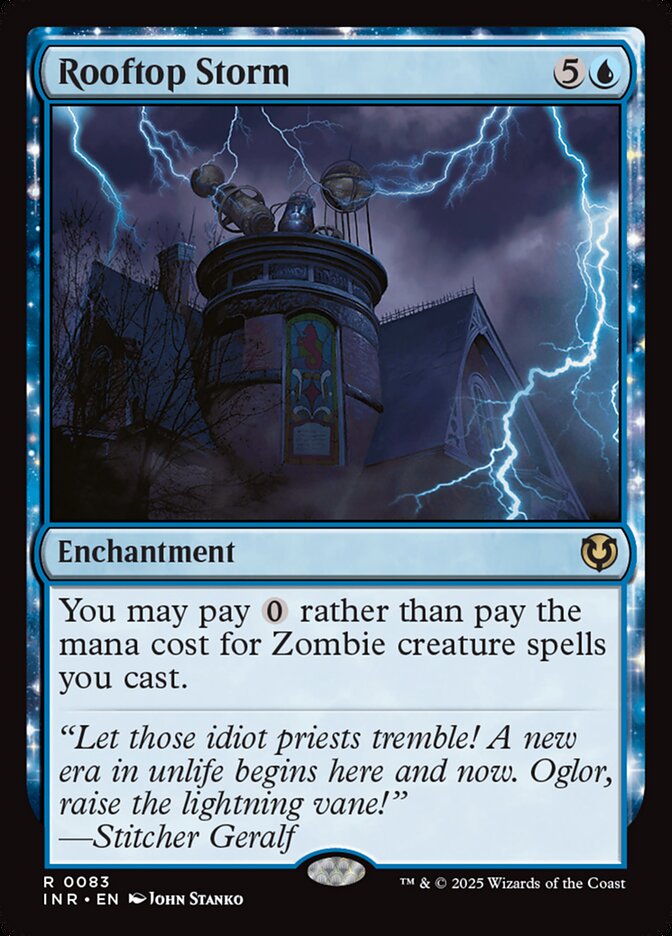 Rooftop Storm 83 (Innistrad Remastered)  - Foil | Good Games Morley