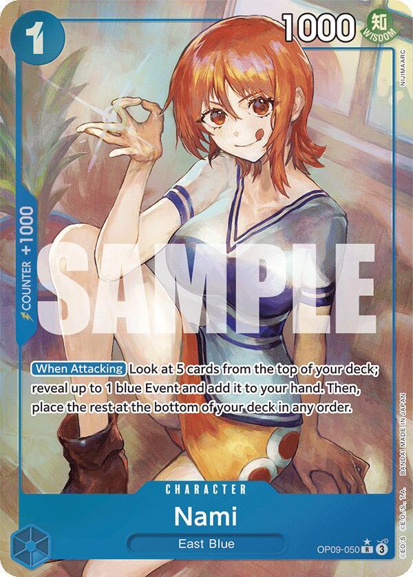 Nami OP09-050 (Emperors in the New World)  - Alternate Art Foil | Good Games Morley