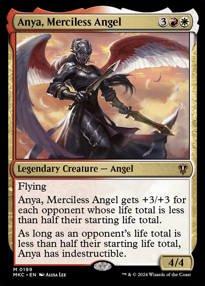 Anya, Merciless Angel 199/311 (Commander: Murders at Karlov Manor)  | Good Games Morley