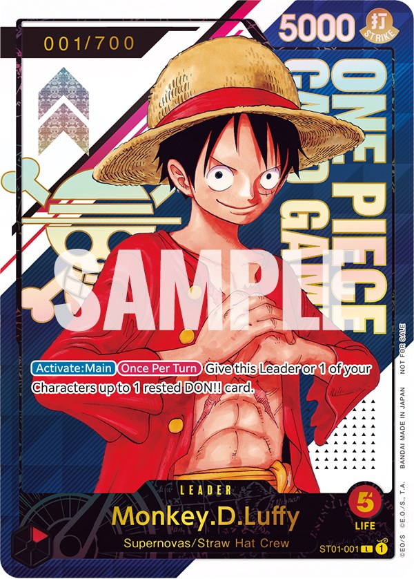 Monkey.D.Luffy (Serial Number) [One Piece Promotion Cards] | Good Games Morley