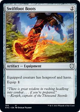 Swiftfoot Boots 105 (Commander: Kaldheim)  | Good Games Morley