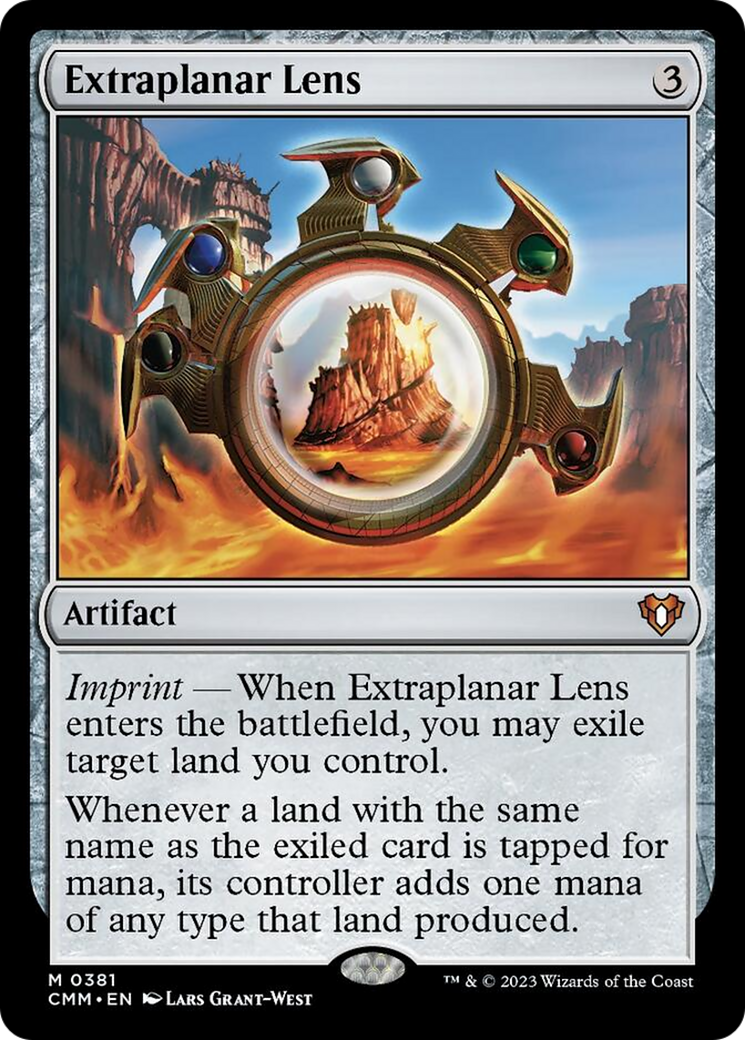 Extraplanar Lens [Commander Masters] | Good Games Morley