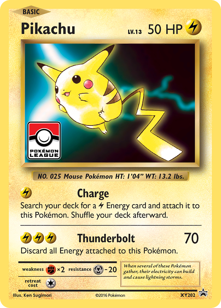 Pikachu (XY202) [XY: Black Star Promos] | Good Games Morley