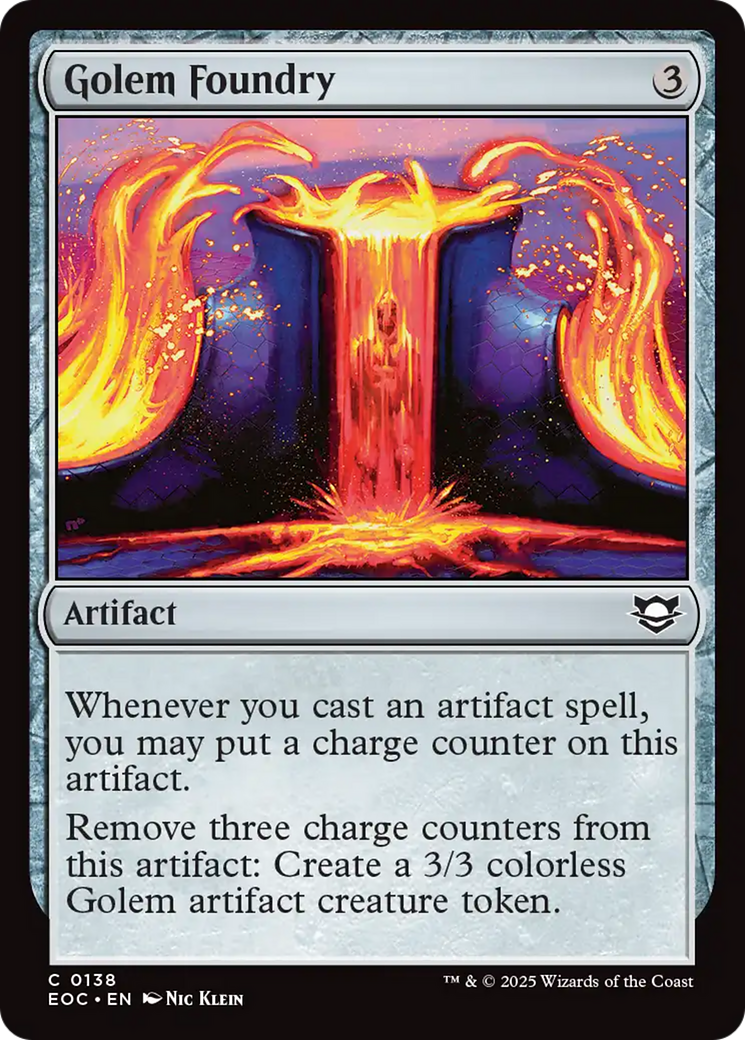 Golem Foundry [Edge of Eternities Commander] | Good Games Morley