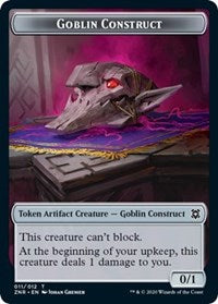 Goblin Construct // Kor Warrior Double-Sided Token [Zendikar Rising Tokens] | Good Games Morley