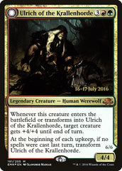 Ulrich of the Krallenhorde // Ulrich, Uncontested Alpha [Eldritch Moon Prerelease Promos] | Good Games Morley