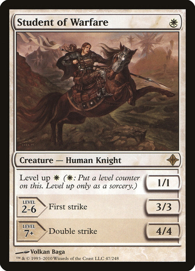 Student of Warfare 47/248 (Rise of the Eldrazi)  - Foil | Good Games Morley