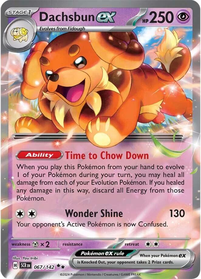 Dachsbun ex 067/142 (SV07: Stellar Crown)  - Holofoil | Good Games Morley