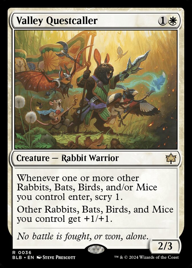 Valley Questcaller 36 (Bloomburrow)  - Foil | Good Games Morley