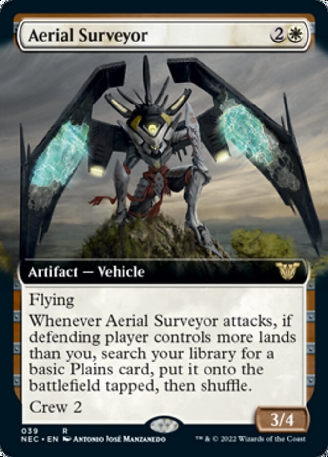 Aerial Surveyor (Extended Art) [Kamigawa: Neon Dynasty Commander] | Good Games Morley