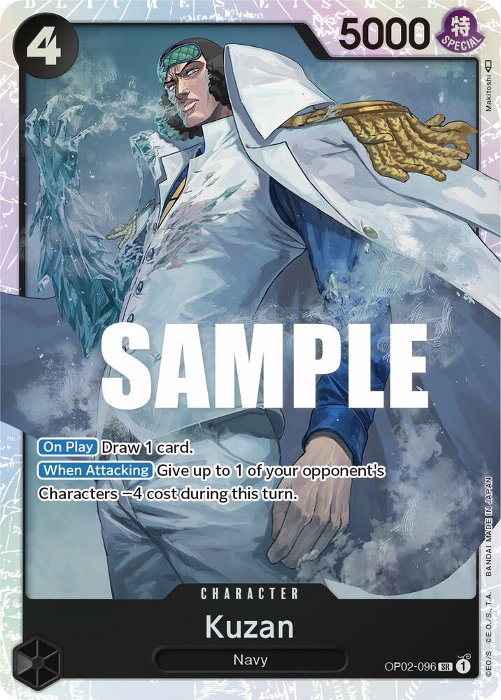 Kuzan OP02-096 (Paramount War)  - Foil | Good Games Morley