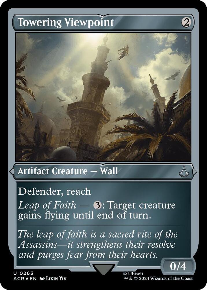 Towering Viewpoint 263 (Universes Beyond: Assassin's Creed)  - Etched Foil | Good Games Morley