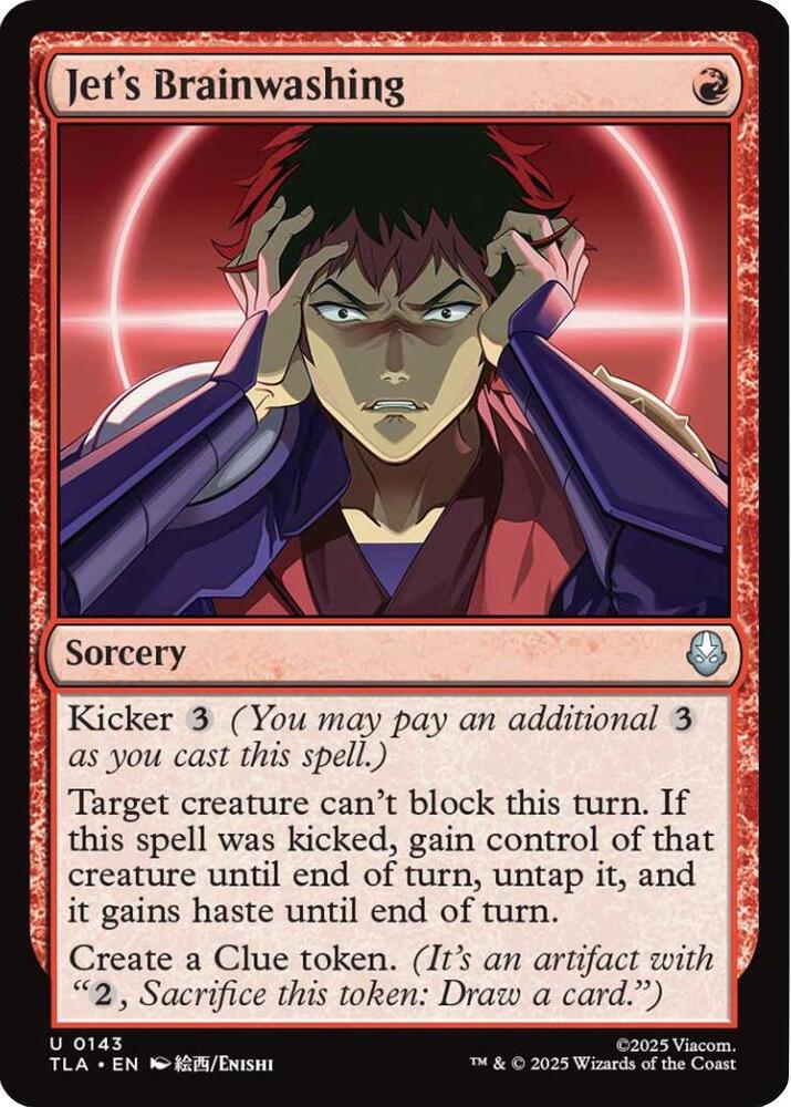 Jet's Brainwashing 143/286 (Avatar: The Last Airbender)  - Foil | Good Games Morley