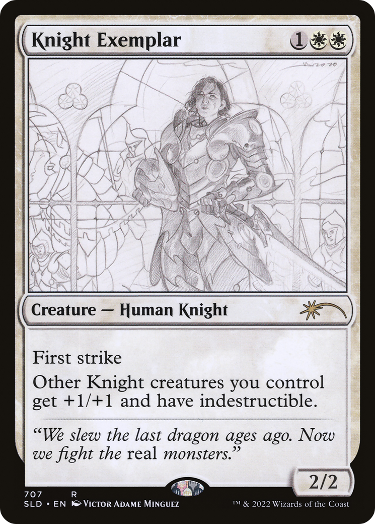 Knight Exemplar (707) [Secret Lair Drop Series] | Good Games Morley