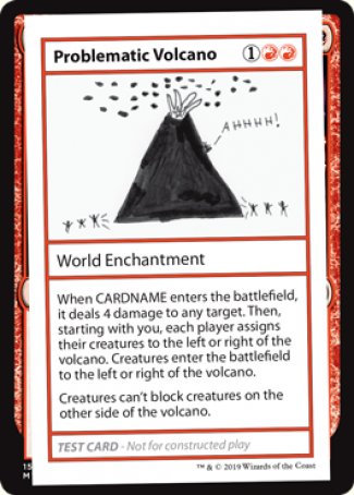 Problematic Volcano (2021 Edition) [Mystery Booster Playtest Cards] | Good Games Morley