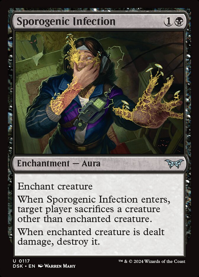 Sporogenic Infection 117/286 (Duskmourn: House of Horror)  - Foil | Good Games Morley