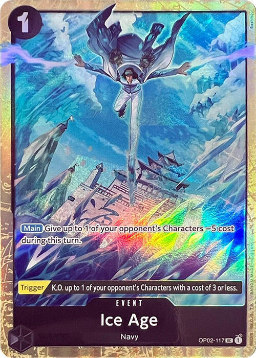 Ice Age (PCC Vol.1) OP02-117 (One Piece Promotion Cards)  - Alternate Art Foil | Good Games Morley