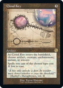Cloud Key Schematic 75 (The Brothers' War: Retro Frame Artifacts)  - Foil | Good Games Morley