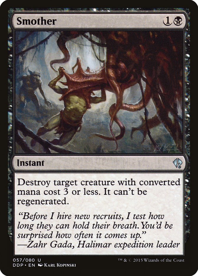 Smother 57/80 (Duel Decks: Zendikar vs. Eldrazi)  | Good Games Morley